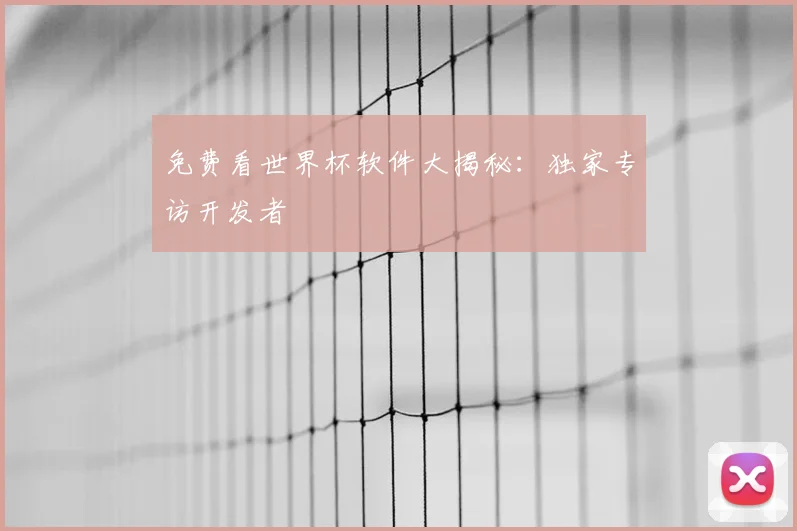 免费看世界杯软件大揭秘：独家专访开发者